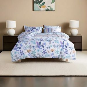 Lenjerie de pat pentru o persoana (FR), L'essentiel Maison, Hope, Lila imagine