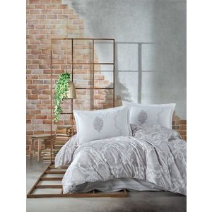 Lenjerie de pat dubla Super King (EU) (IT), L'essentiel Maison, Fiorita v2, Bumbac Ranforce, Lila imagine