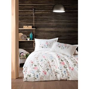 Lenjerie de pat dubla Super King (EU) (IT), L'essentiel Maison, Palitra v1, Bumbac Ranforce, Roz pudra imagine