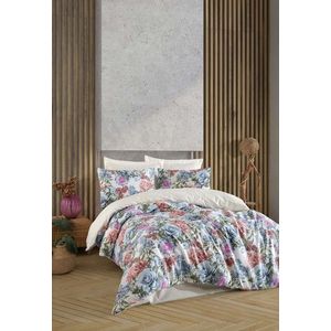 Lenjerie de pat pentru o persoana (DE), L'essentiel Maison, Lotus, Bumbac;Poliester, Albastru imagine