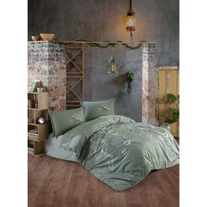 Lenjerie de pat dubla Super King (EU) (IT), L'essentiel Maison, Mohana v1, Verde menta imagine