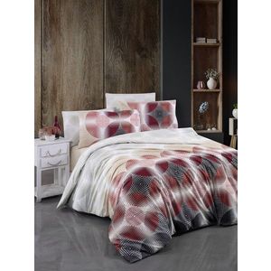 Lenjerie de pat pentru o persoana Single XL (DE), L'essentiel Maison, Bisa, Roșu / Alb / Bej / Negru imagine