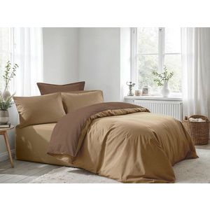 Lenjerie de pat dubla Super King (EU) (IT), L'essentiel Maison, Light Brown, Maro, Maro deschis / Maro imagine
