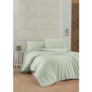 Lenjerie de pat dubla (FR), L'essentiel Maison, Light Green, Verde deschis imagine