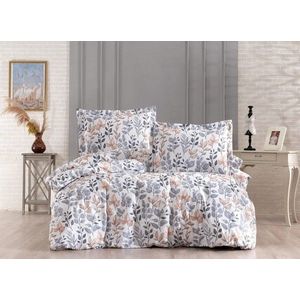 Lenjerie de pat pentru o persoana Single XXL (DE), L'essentiel Maison, Mere, Alb / Mov deschis / Bej / Gri închis imagine