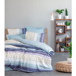 Lenjerie de pat pentru o persoana Single XXL (DE), L'essentiel Maison, Fonte, Verde menta imagine