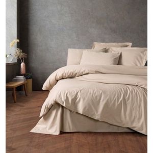 Lenjerie de pat pentru o persoana Single XXL (DE), L'essentiel Maison, Plain, Bej imagine