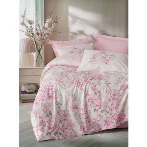 Lenjerie de pat dubla Super King (FR), L'essentiel Maison, Floren, Roz imagine