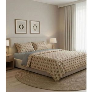 Lenjerie de pat pentru o persoana (DE), L'essentiel Maison, Dakota Kombin, Grey / Beige / Orange / Red imagine