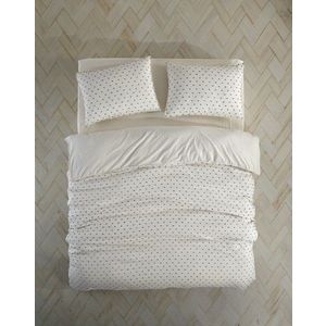 Lenjerie de pat pentru o persoana (DE), L'essentiel Maison, Pas a Pas, Crem/Negru imagine