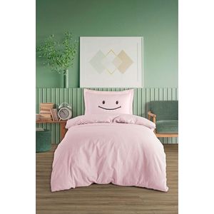 Lenjerie de pat dubla (DE), 3 piese, L'essentiel Maison, Lububu, Roz imagine