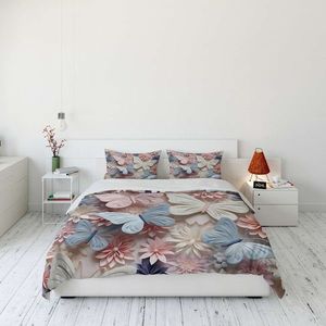 Lenjerie de pat pentru o persoana (FR), 2 piese, L'essentiel Maison, FLW_DVT25-21, Multicolor imagine