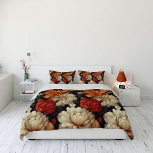 Lenjerie de pat pentru o persoana (FR), 2 piese, L'essentiel Maison, FLW_DVT25-27, Multicolor imagine