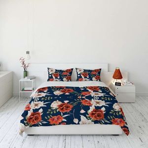 Lenjerie de pat dubla Super King (EU) (IT), 3 piese, L'essentiel Maison, FLW_DVT25-6, Multicolor imagine