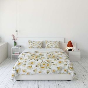 Lenjerie de pat dubla King (FR), 3 piese, L'essentiel Maison, FLW_DVT25-13, Multicolor imagine