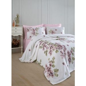 Cuvertura pique Single (EU) (IT), L'essentiel Maison, Spring, Bumbac, Roz prafuit imagine