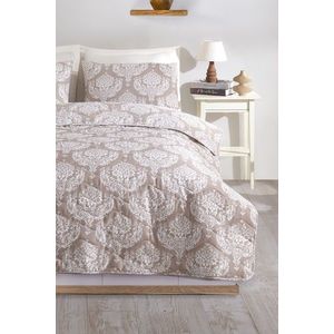 Set cuvertura matlasata dubla King (FR), 3 piese, L'essentiel Maison, Post, Maro imagine