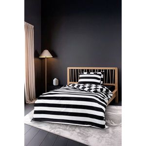 Lenjerie de pat pentru o persoana Single XXL (DE), L'essentiel Maison, Code, Negru imagine