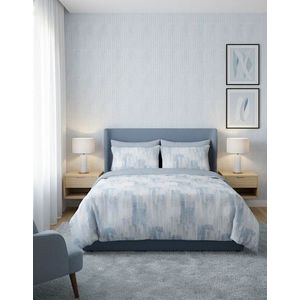 Lenjerie de pat pentru o persoana Single XXL (DE), L'essentiel Maison, Moreno Kombin, Albastru imagine