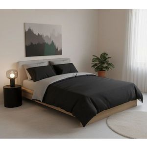 Lenjerie de pat pentru o persoana (DE), L'essentiel Maison, Giorno Kombin, Gri imagine