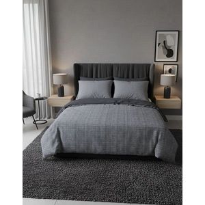 Lenjerie de pat pentru o persoana (DE), L'essentiel Maison, Leron Kombin, Gri / Roz / Alb imagine