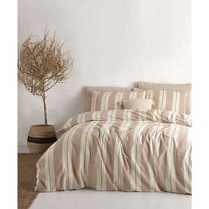 Lenjerie de pat dubla King (FR), L'essentiel Maison, Aura, Bej / Crem imagine