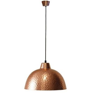 Lustra vintage din cupru CS05CO, finisaj lovitura de ciocan, diametru 30 cm imagine