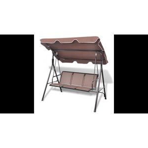 Balansoar de gradina cu 3 locuri, cadru din otel vopsit in camp electrostatic imagine