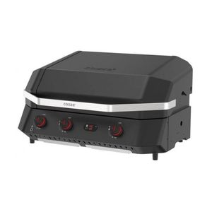 Gratar pe gaz tip plancha si grill cu 3 arzatoare si capac G-800 Combo Cozze imagine