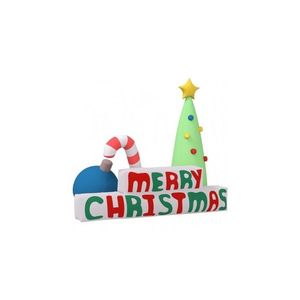 Decoratiune gonflabila de Craciun cu led-uri, 197 cm imagine