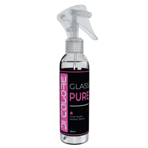 Solutie profesionala de curatare a sticlei de pe șeminee, sobe, cuptoare, Di Calore Glass PURE 250ml imagine