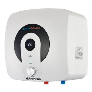 Boiler electric Fornello AQUACALDA ECO, 10 Litri, montaj deasupra chiuvetei, 2000 watt, reglaj extern al temperaturii, poliuretan expandat, grad de protecție IPX4, dimensiuni compacte si afisaj digital imagine