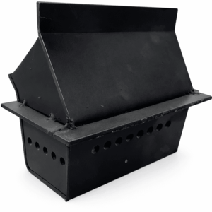 Creuzet (focar) din otel pentru Termoseminee pe peleti Fornello 12/18 kW – Otel 3 mm – Royal / Michelle ( PIESA ORIGINALA ) imagine