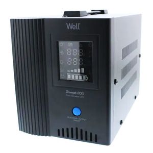 UPS centrale termice, Well Triumph 230V 800VA/500W, sursa neintreruptibila cu unda sinusoidala pura imagine