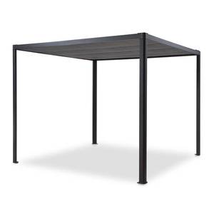 Blumfeldt Pantheon RemoteShade, foișor, acoperiș motorizat, 3 x 3 m, 280 g / m², gri imagine