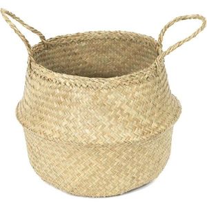 Coș de depozitare Compactor tricotat din iarbă demare Belly, 35 x 32 cm, natural, naturală, M imagine