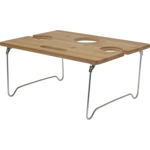 Masă de vin pliabilă din bambus EH, 38 x 28 x 18cm imagine