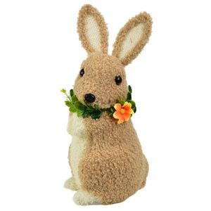 Iepuraș de Paște cu floare, 15 x 27 x 12 cm imagine