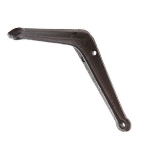 Consolă din fontă pentru raft Minimalistic negru, 12 x 12 cm imagine