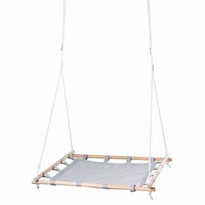 Balansoar pătrat Woody cu țesătură, 100 cm imagine
