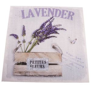 Tablou pe pânză cu lavandă Petites Fleurs, 40 x 40 cm imagine