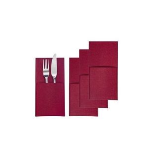 Westmark Set de buzunare pentru tacâmuri COZY, 22x 11 cm, 4 buc., roșu imagine