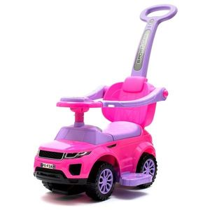 Mașinuță Baby Mix cu tijă de ghidare SUV 3in1, roz, roz imagine