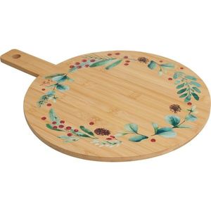 Tablă de servire de Crăciun din bambus Coroană II, verde deschis imagine