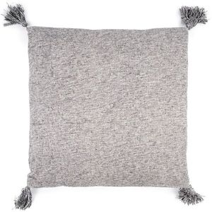 Pernă cu franjuri gri, 45 x 45 cm, gri imagine