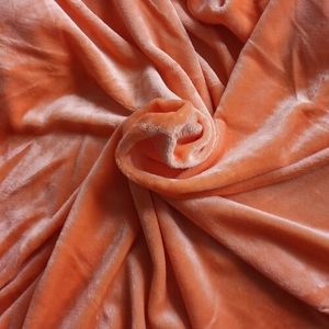 Cearșaf de pat micropluș somon, 180 x 200 cm, somon, 180 x 200 cm imagine