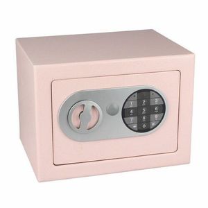 Seif din oțel cu încuietoare electronică, roz imagine