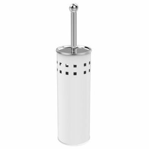 Perie de toaletă AQUALINE 04002W Simplecu găuri, alb imagine