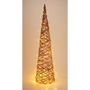 Decorațiune de Crăciun pentru exterior Conulluminos, 80 x 20 cm, 300 LED-uri, alb cald, 80 cm imagine