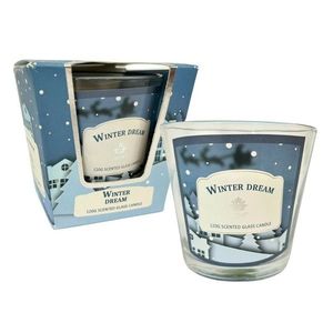 Lumânare Arome în sticlă, Vis de iarnă, 120 g, albastru imagine